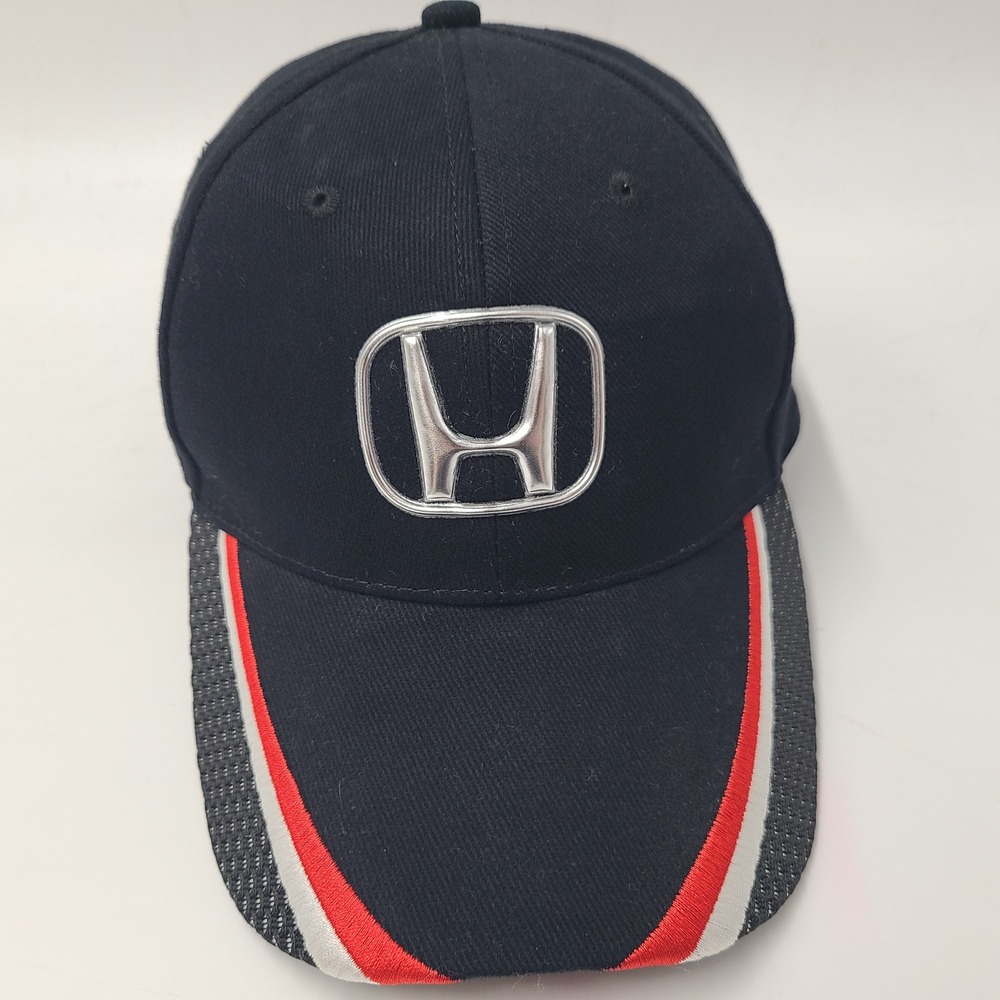Honda Hat Adjustable Black Red Car Racing Logo Automotive Auto Cotton Casual Men